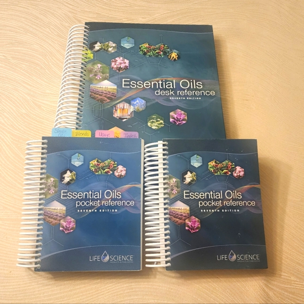Life Science Essential Oils Reference Book & 2 Pocket Reference Books